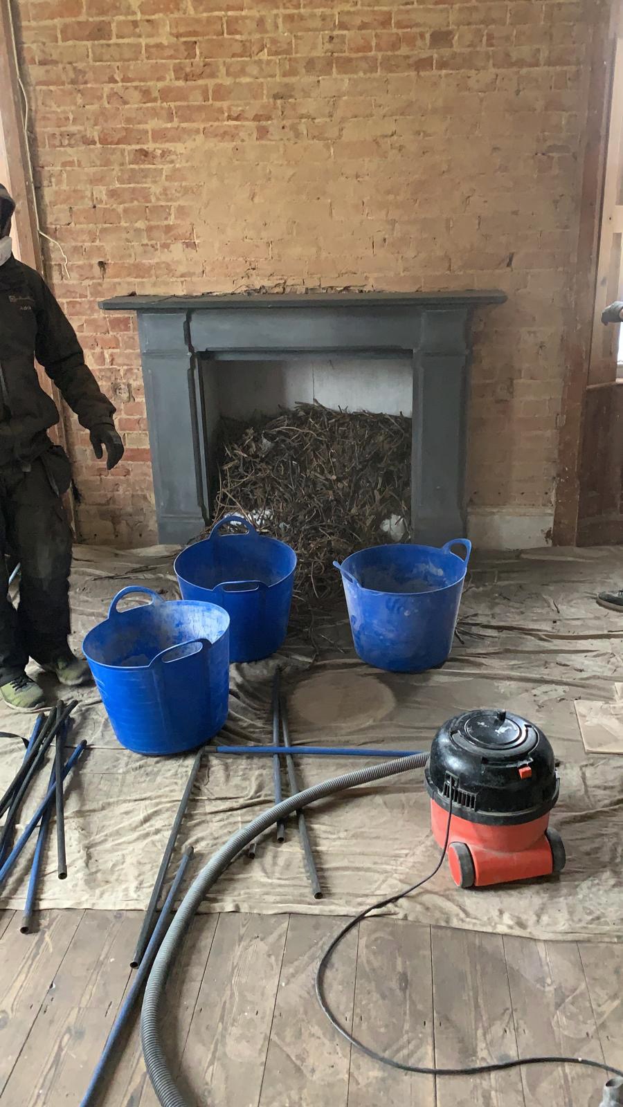 Chimney needed sweeping