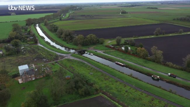 Aerial view courtesy of ITV&nbsp;News
