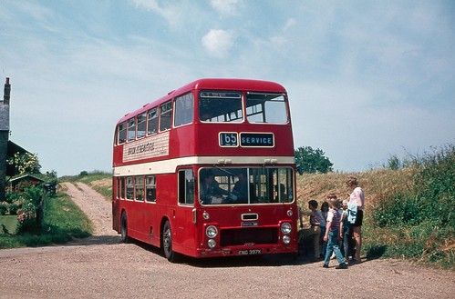 Buses in Little Ouse 1973 and&nbsp;1984
