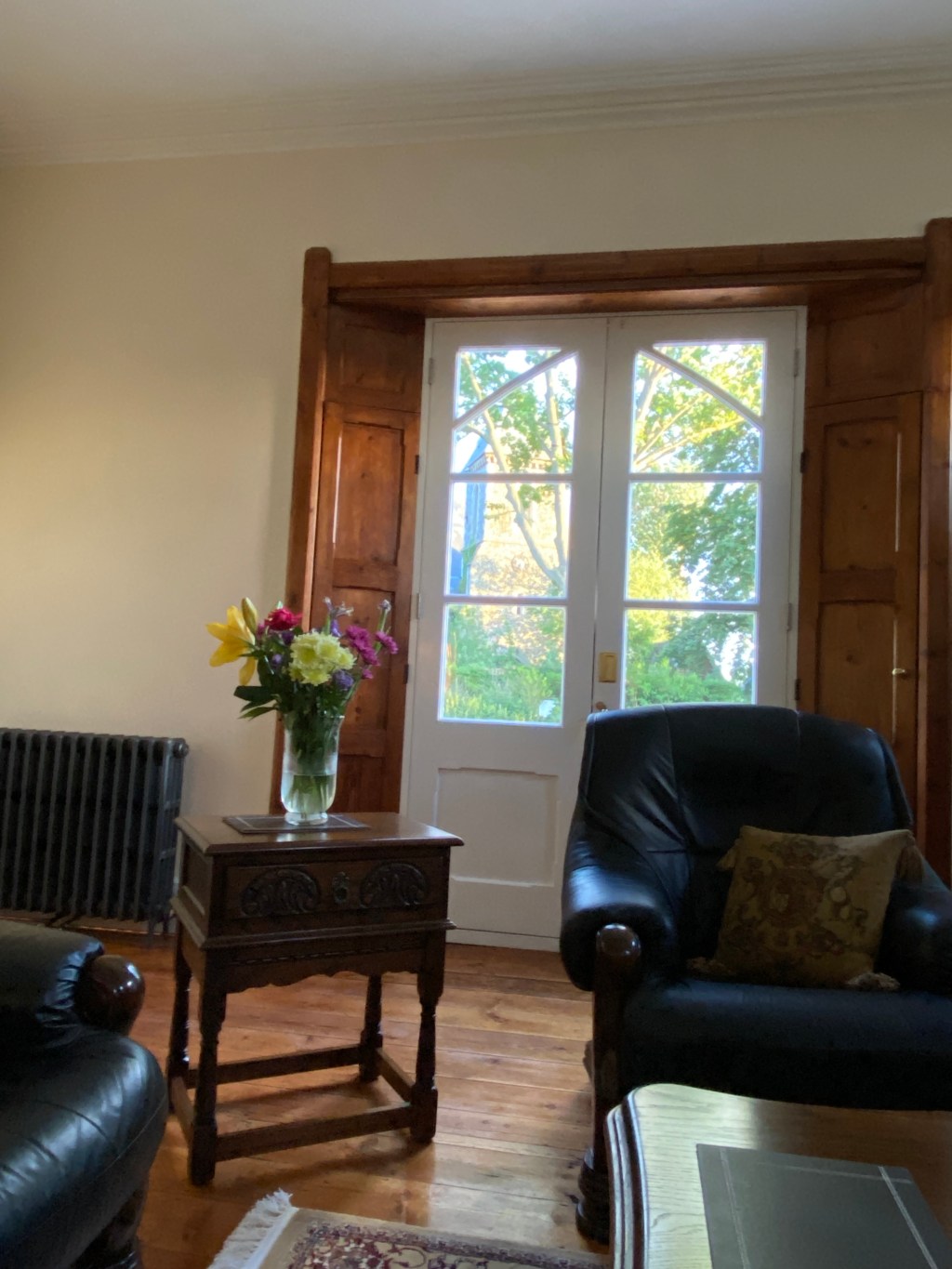 A view of the old church from the sitting&nbsp;room